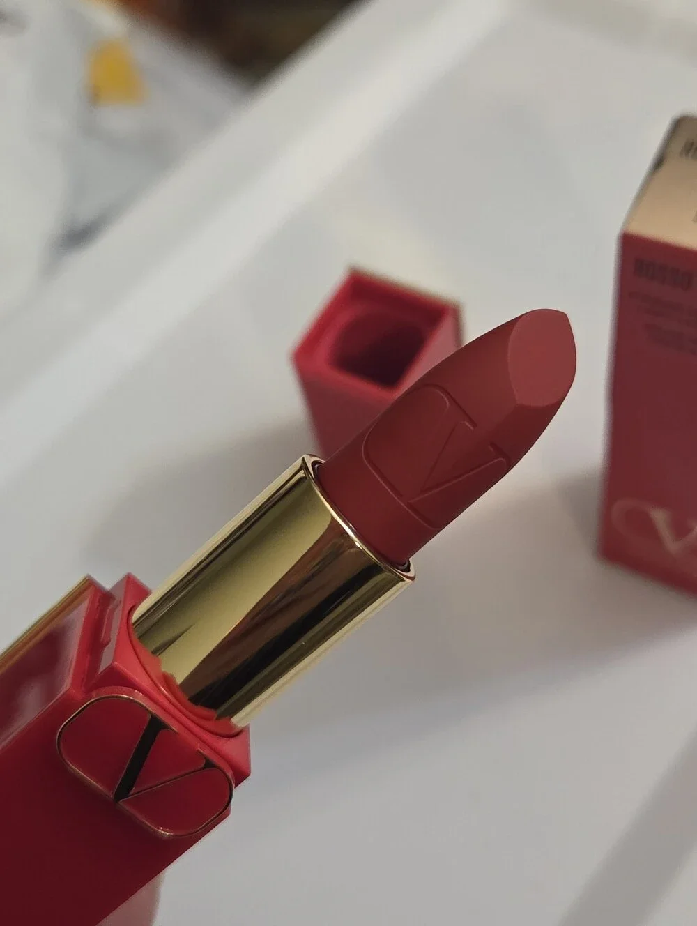 Valentino Rosso Matte Lipstick In Star Studded